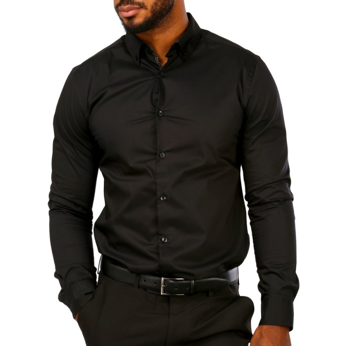 Mens dress shirt with stars