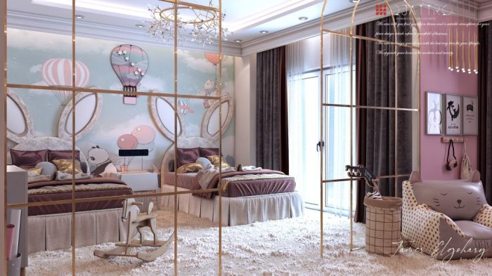 How to decorate a quiet luxury kids room