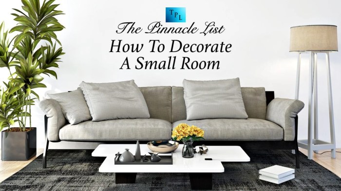 How much to decorate a small room