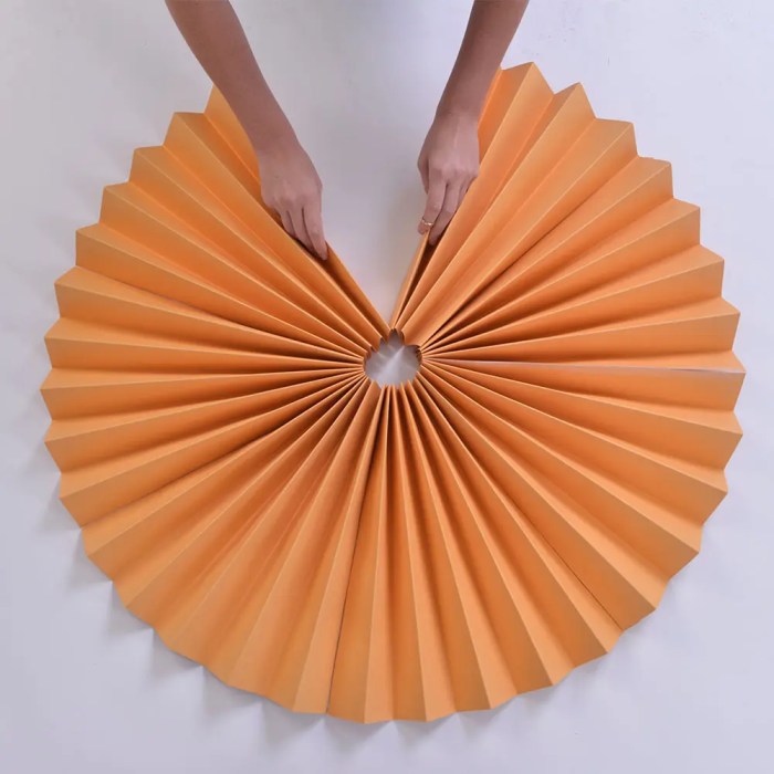 How to make paper fan for decoration