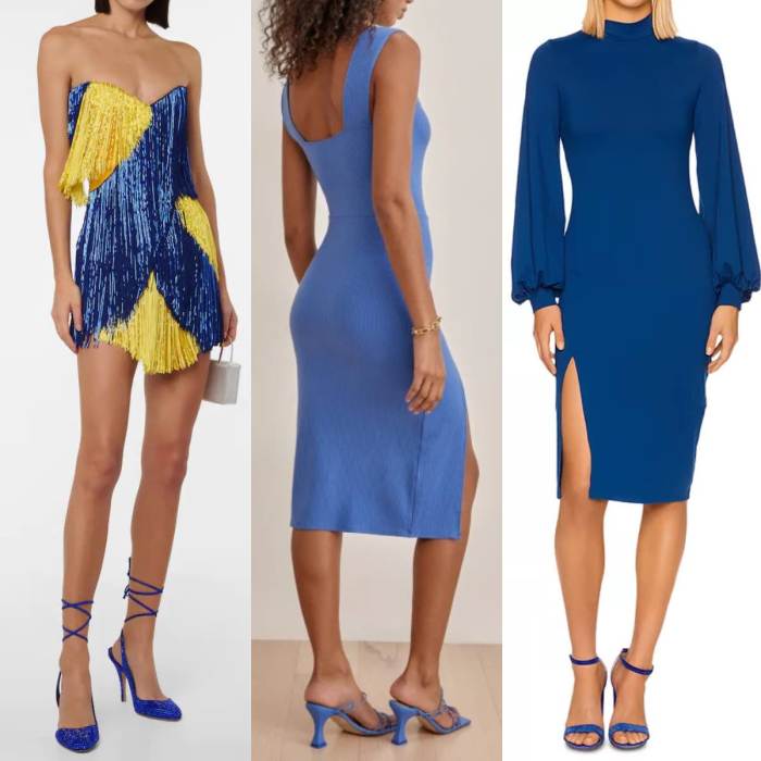 Blue shoes wear dresses dress royal color ladyfashioniser similar buy here sandals frock