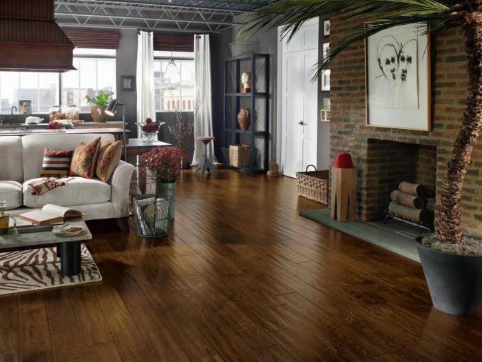 Flooring rustic hardwood laminate parquet